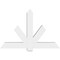 Ekena Millwork Kennewick Architectural Grade PVC Gable Bracket, 60"W x 40"H x 6"D x 6"F, 16/12 Pitch GBP060X40X0606KEN00 - alternate 2
